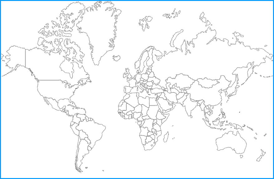 World Outline Map